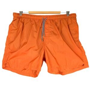 MC2 Saint Barth Mens Orange Swim Trunks XXL Quick Dry Mesh Lined Board Shorts